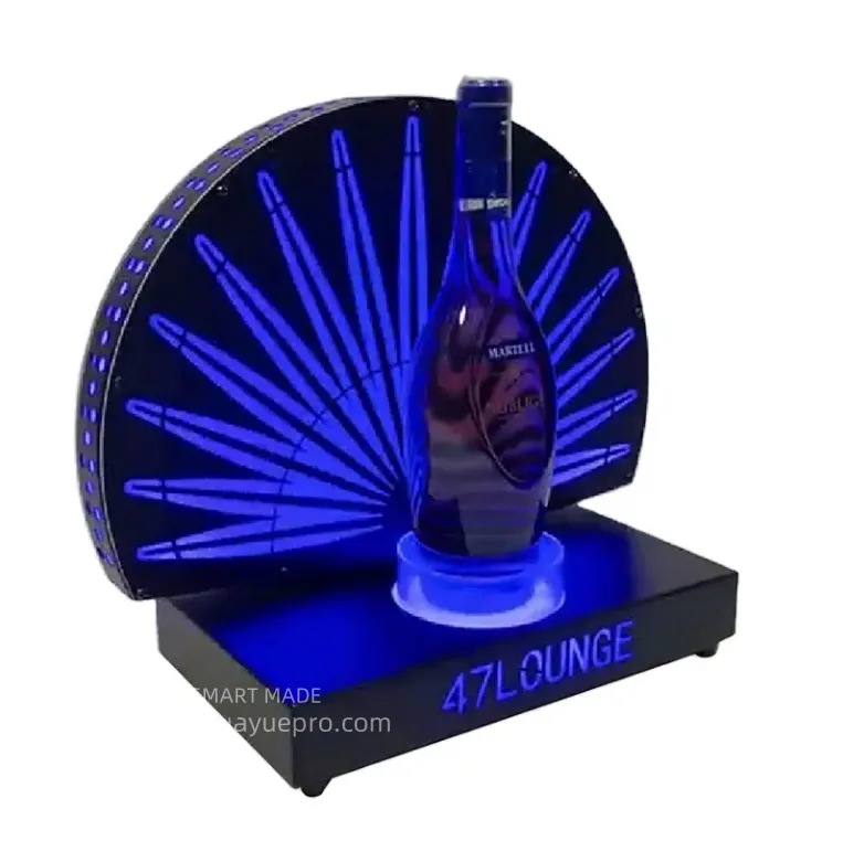Wine bottle luminous display board