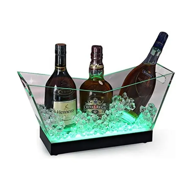 Acrylic lighted ice bucket Acrylic lighted ice bucket