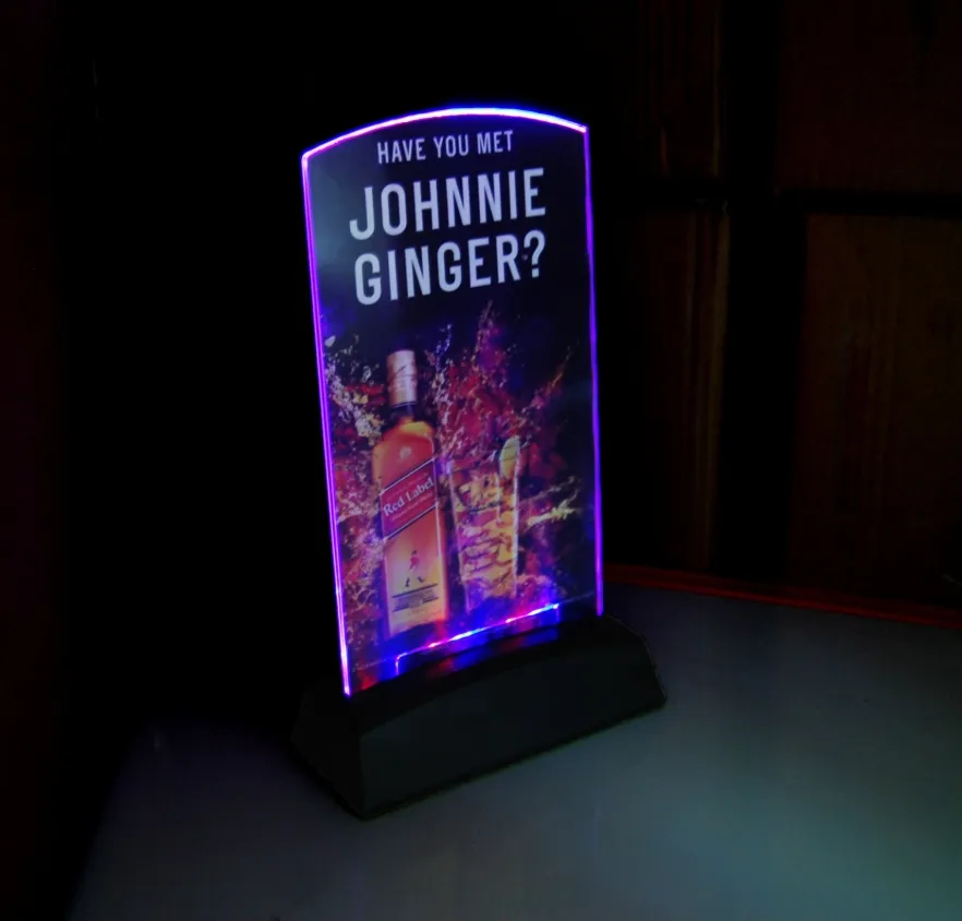 LED Light Charging Station Card