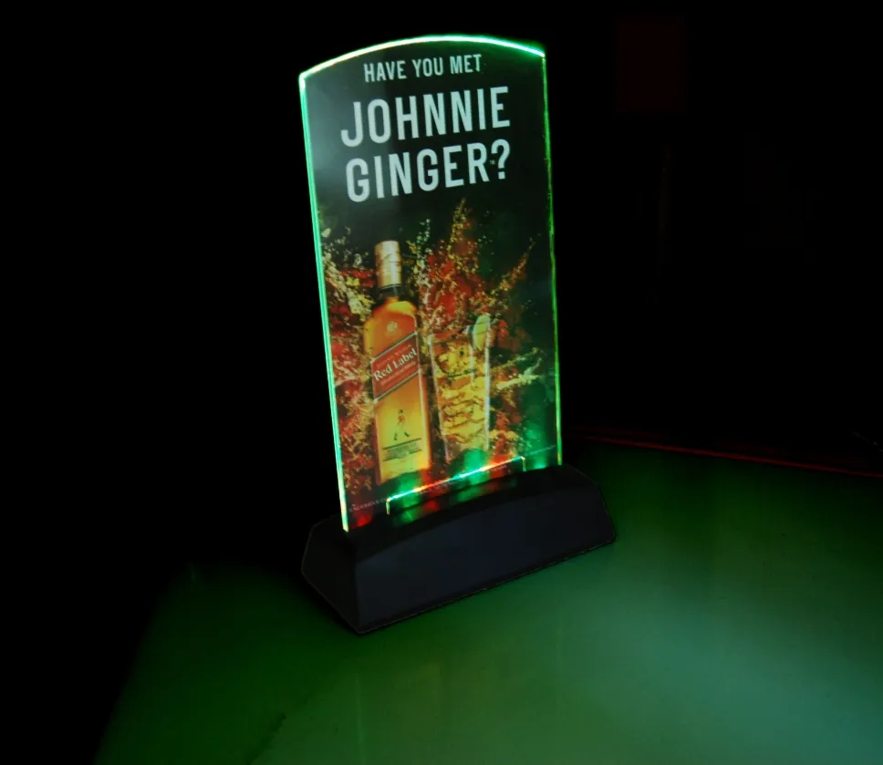 LED Light Charging Station Card