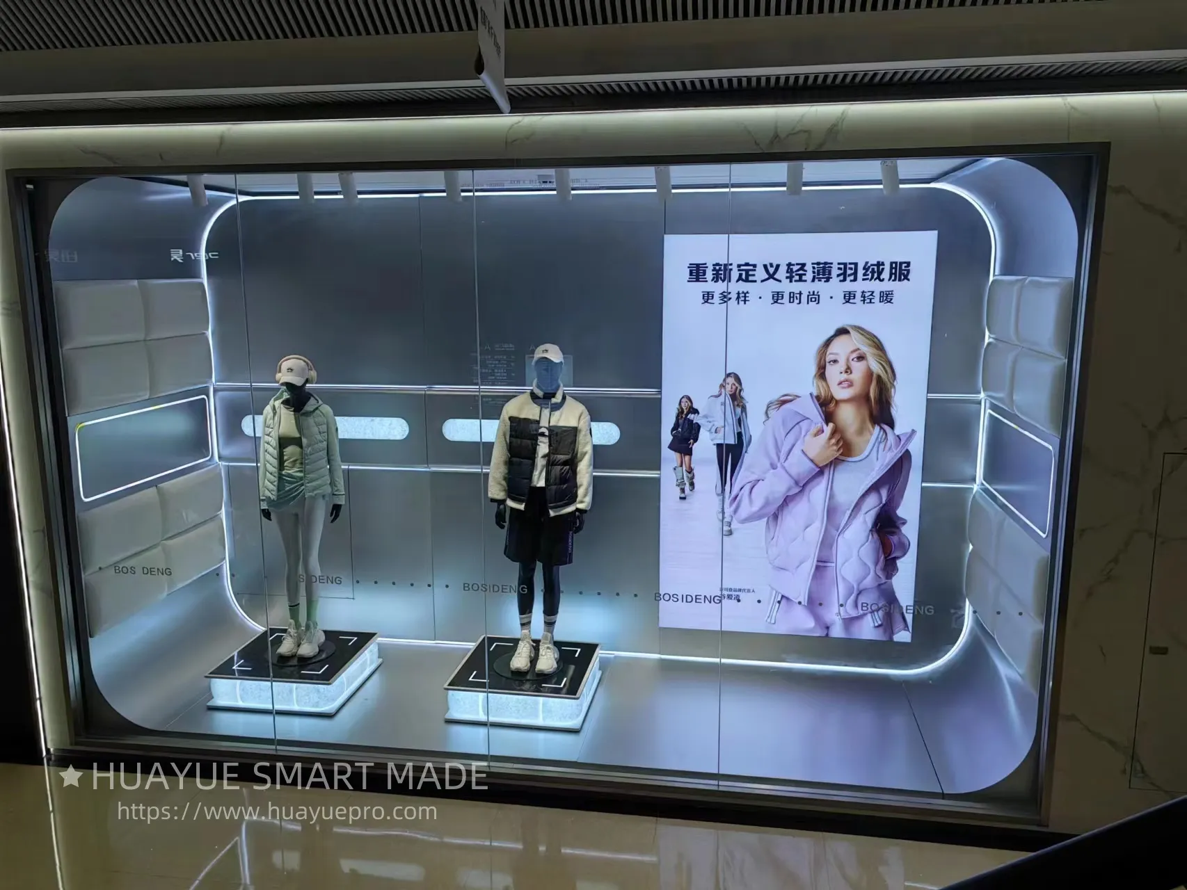 Brand store window design and installation