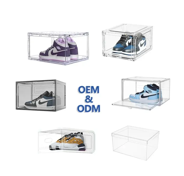 Acrylic shoe box customization