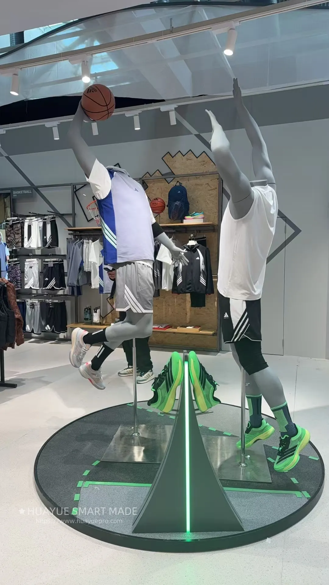 Brand store shoe and bag display props