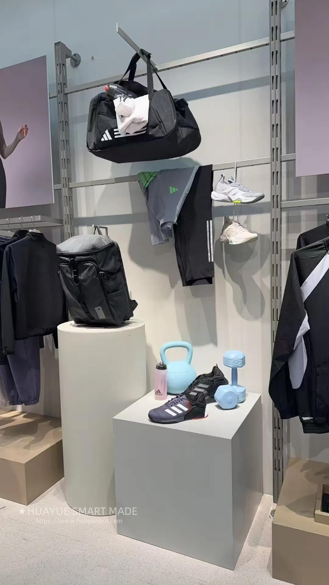 Brand store shoe and bag display props