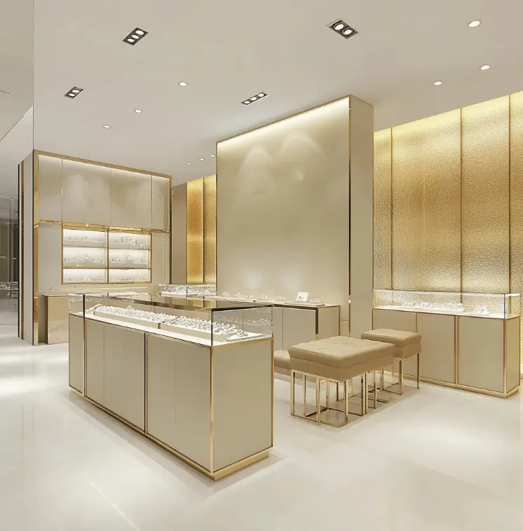 Modern high-end jewelry display cabinet