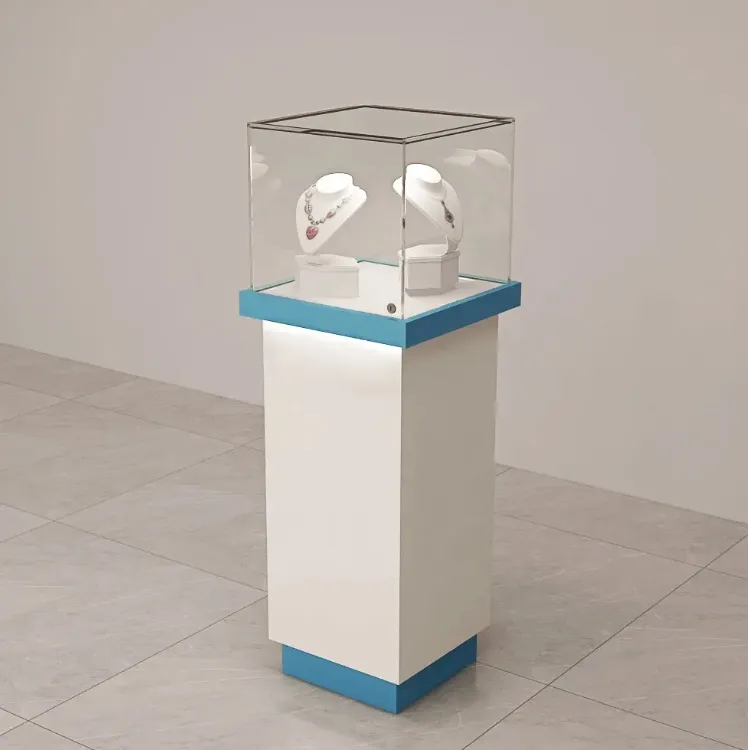 Customizable display cabinets for jewelry stores