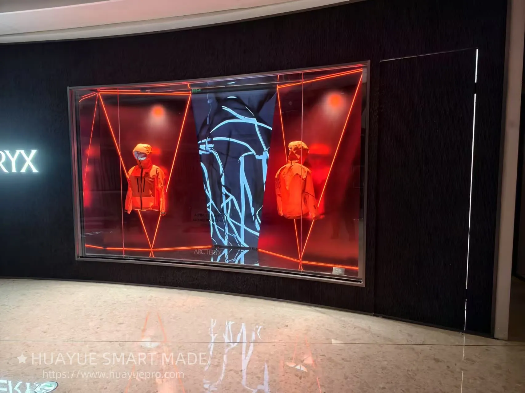 Fashion brand clothing store custom window