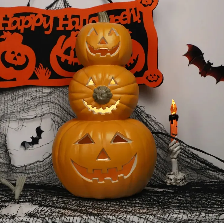 Haunted House Indoor Outdoor Artificial Realistic Hot Sale Halloween Pumpkin for Halloween Decorations