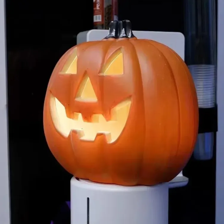Halloween Pumpkin Theme Decoration Shopping Mall bar Atmosphere Layout Photo Props Indoor and Outdoor Hollow Luminous Ornaments