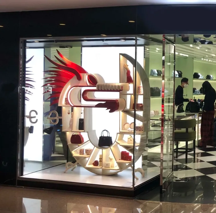 Spring Festival Window Display Props Retail Stor