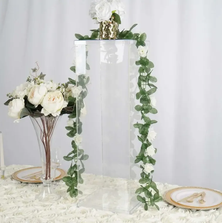 Custom Desktop Decorated Acrylic Display Racks Merchandise Placement Custom Transparent Acrylic Display Racks