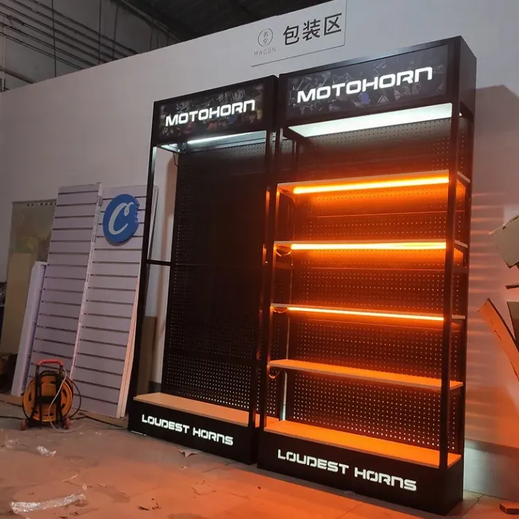 Wall Metal Pegboard Display Rack Manufacturer