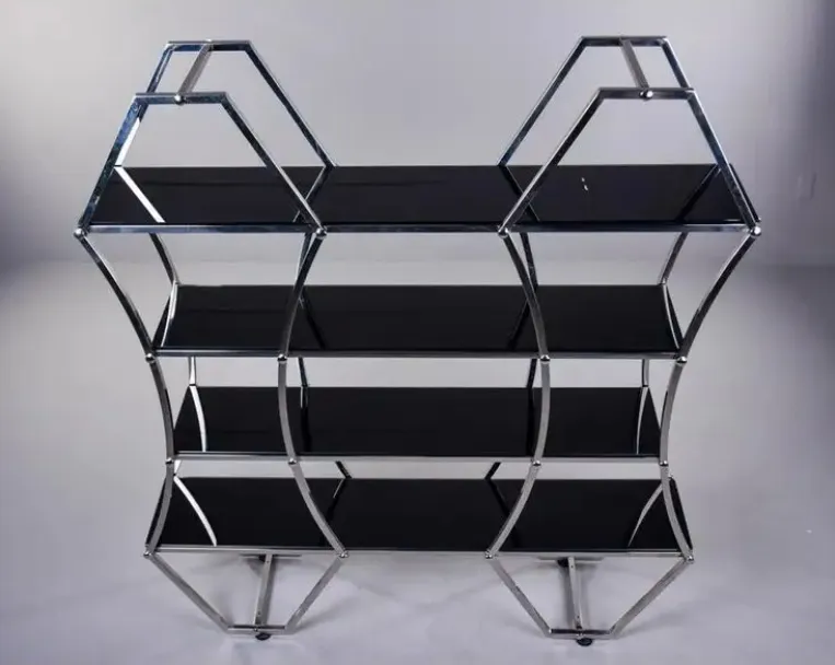 Wedding Decoration Hollow Stainless Steel Metal bar Back Display