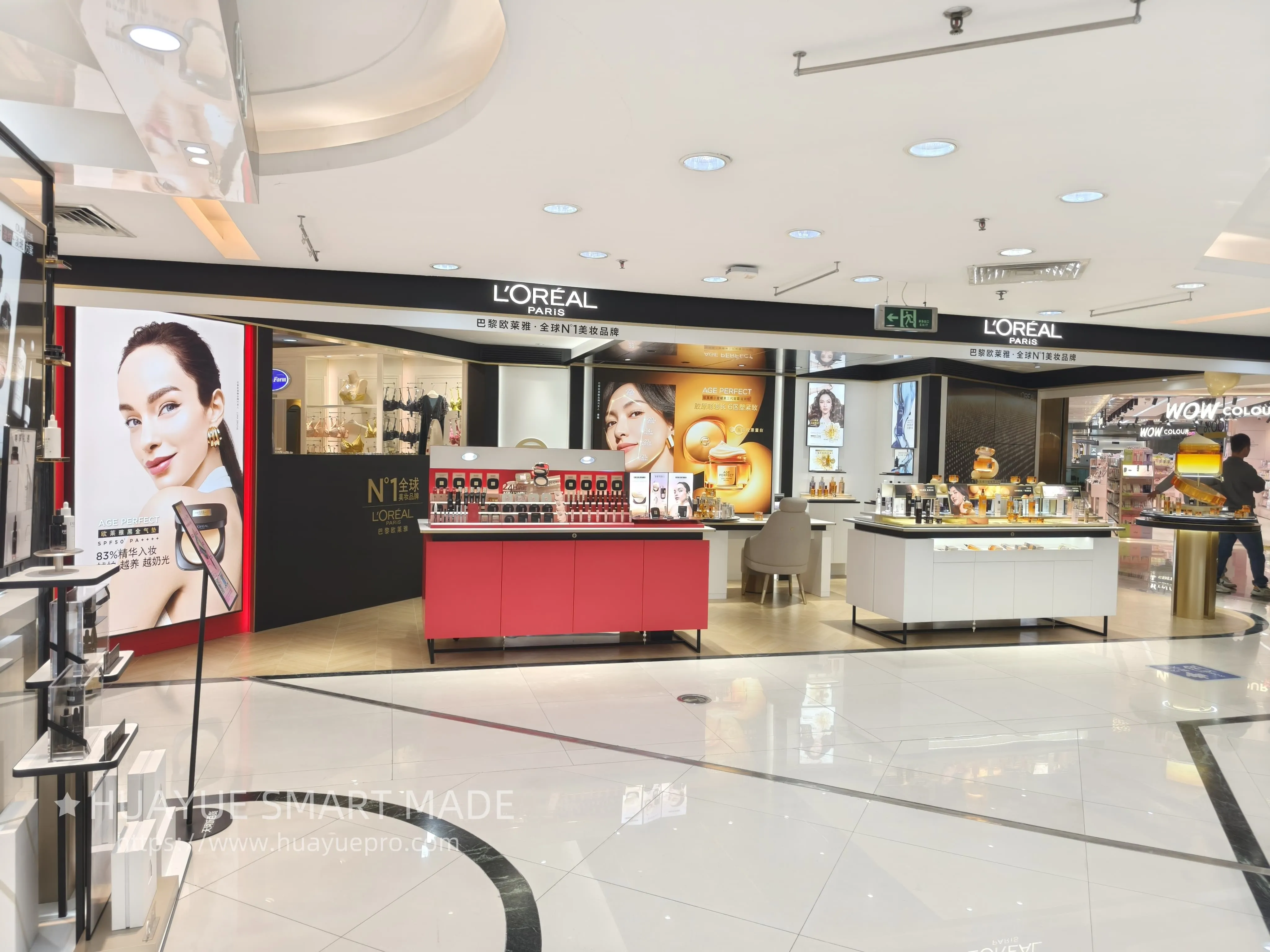 L'Oreal store design and installation