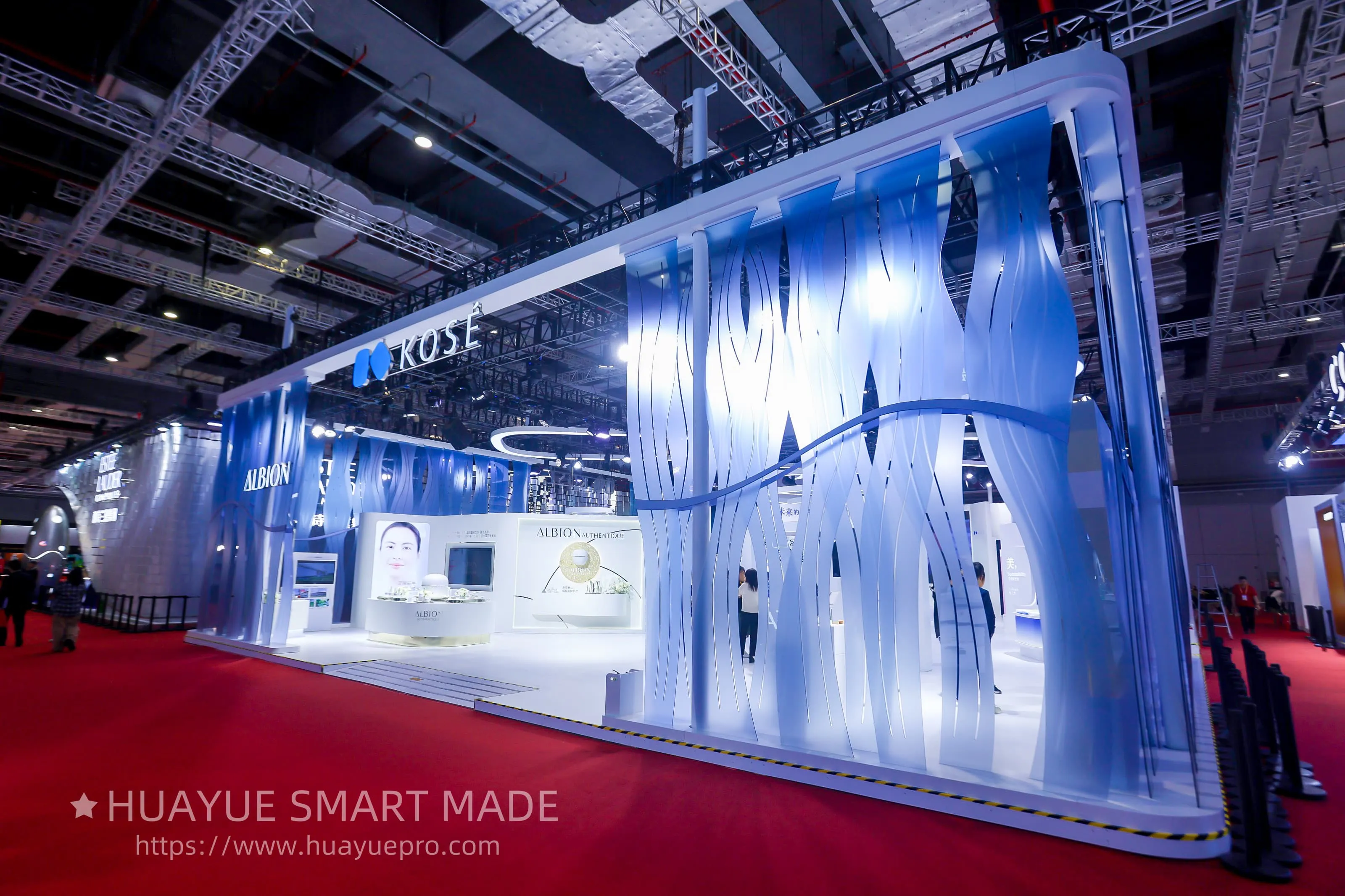 Huayue smart made Designs a for ALBION’s Flagship Store