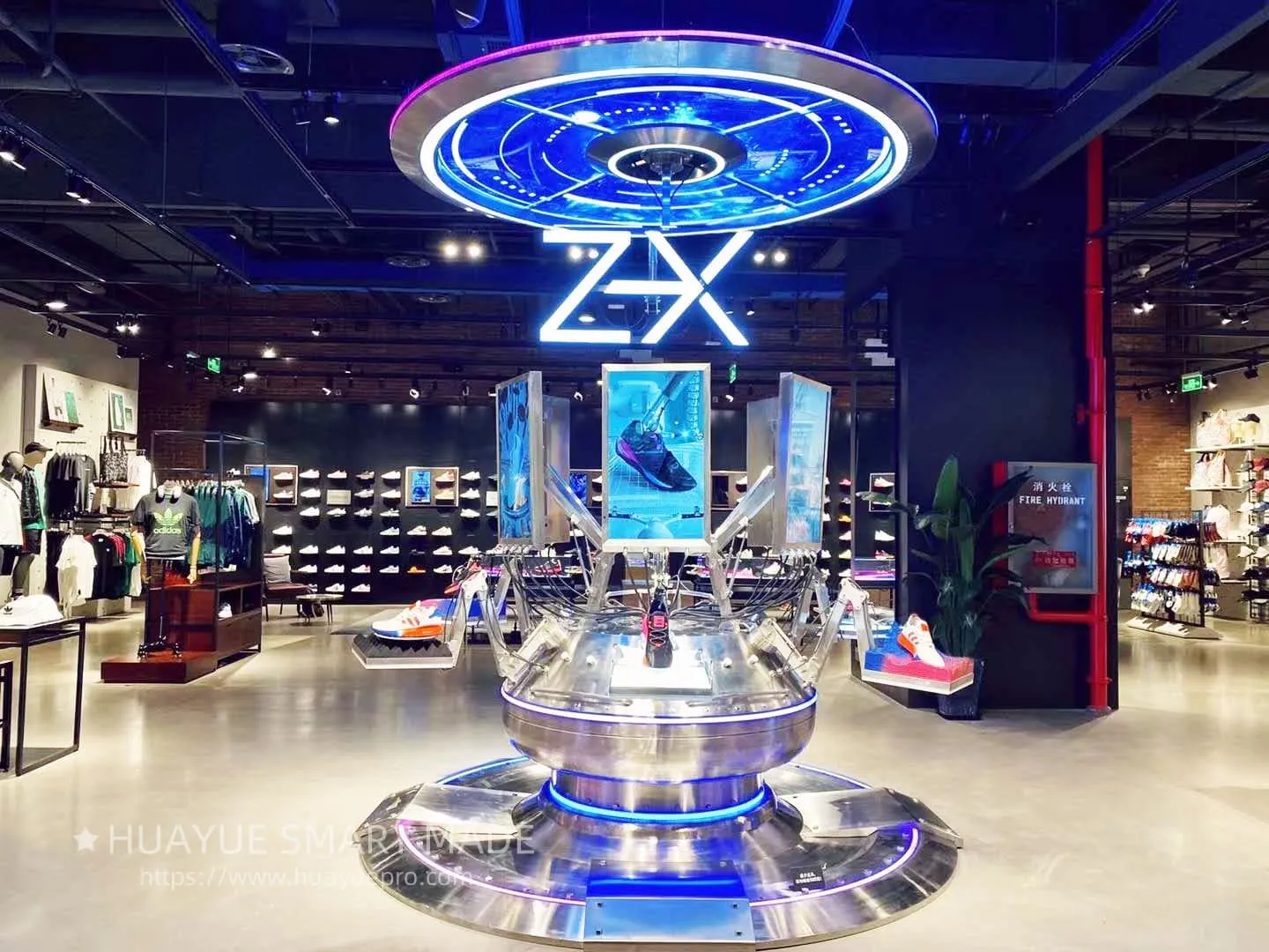 Huayue smart made Reimagines Sport Retail with adidas’ Hyper-Connected Flagship Store