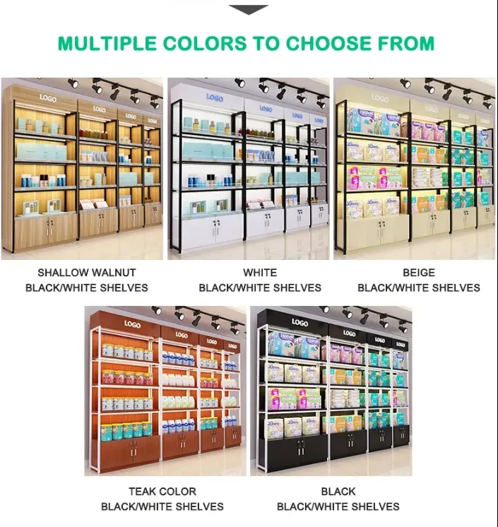 Milk Powder showcase Socks Cosmetics Display Rack Cabinet Mobile Phone Bags Cases Display Rack Supermarket Shelves