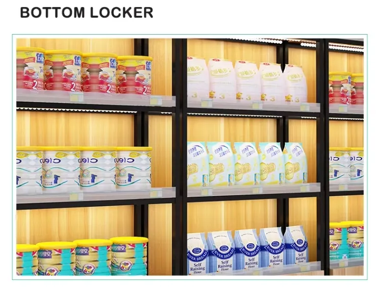Milk Powder showcase Socks Cosmetics Display Rack Cabinet Mobile Phone Bags Cases Display Rack Supermarket Shelves