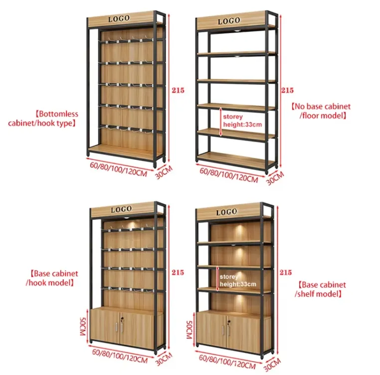 Milk Powder showcase Socks Cosmetics Display Rack Cabinet Mobile Phone Bags Cases Display Rack Supermarket Shelves