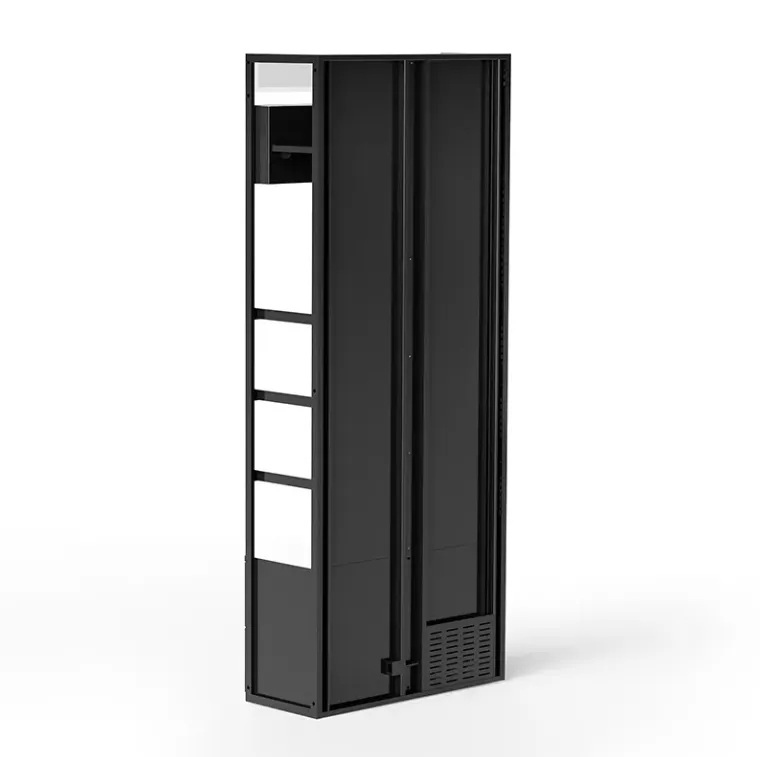 Professional Customized Acrylic Lipstick Makeup Display Stand Floor Cosmetics Display Racks Beauty Product Metal Display Cabinet