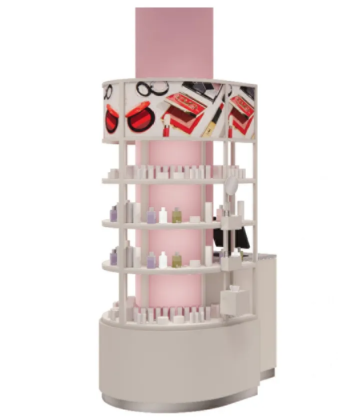 Batch customization of cosmetic display cabinets